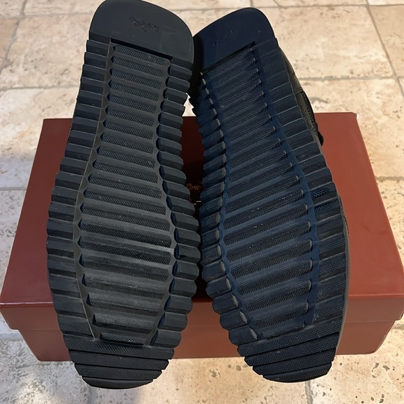 COACH MENS SHOES- CARTER RUNNERS BLACK /COLOR/SIZE 12-D - Picture 2 of 5